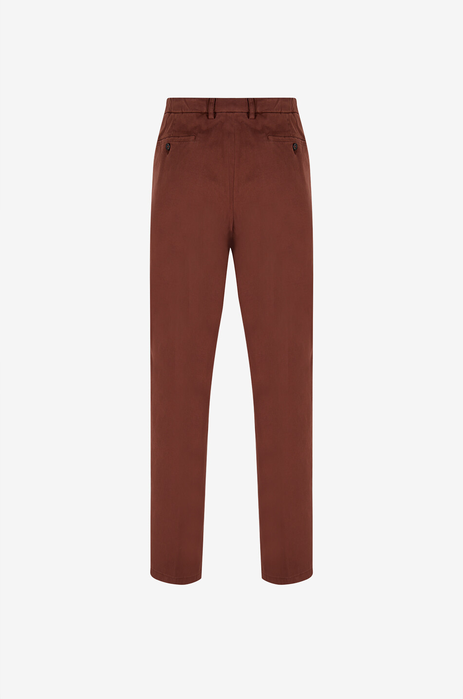 MARCO PESCAROLO Evo slim fit chino cotton trousers Men MEDIUM BROWN 2