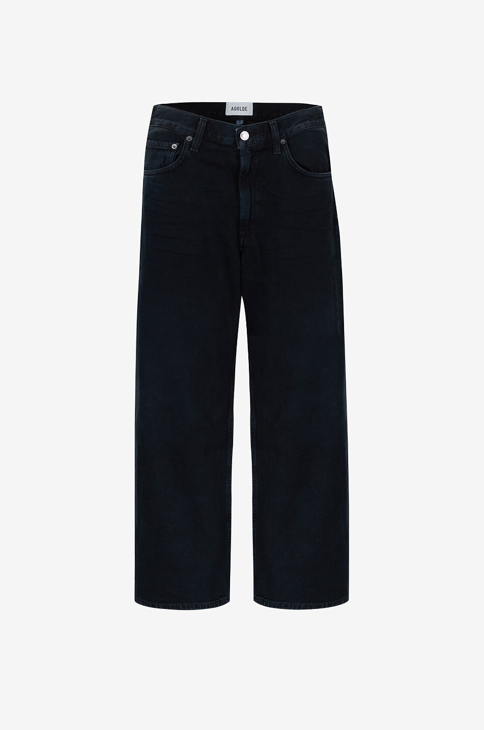 Low Curve Crushed barrel leg jeans - AGOLDE - BLACK - Bongénie