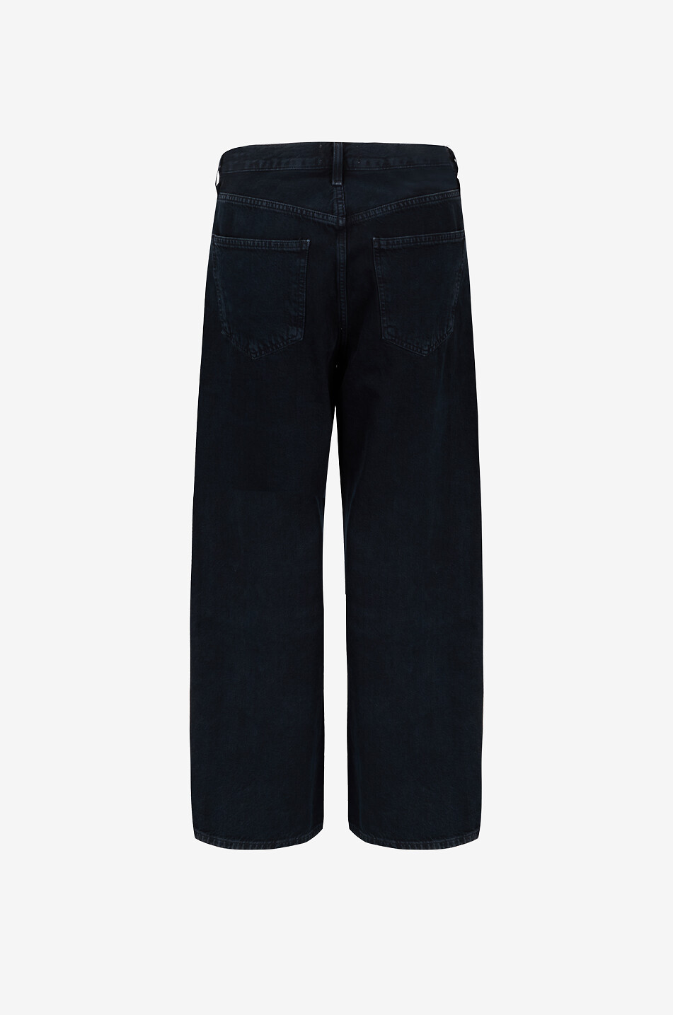 AGOLDE Jean arrondy Low Curve Crushed Femme NOIR 2