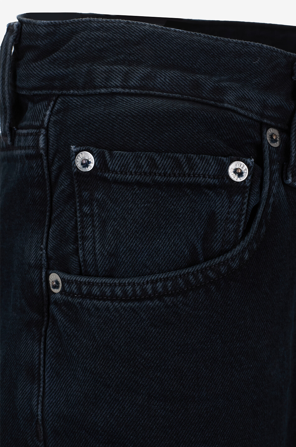 AGOLDE Jean arrondy Low Curve Crushed Femme NOIR 8