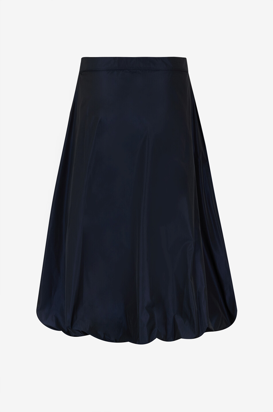 GRAN SASSO Jupe midi évasée en taffetas Femme BLEU FONCE 2