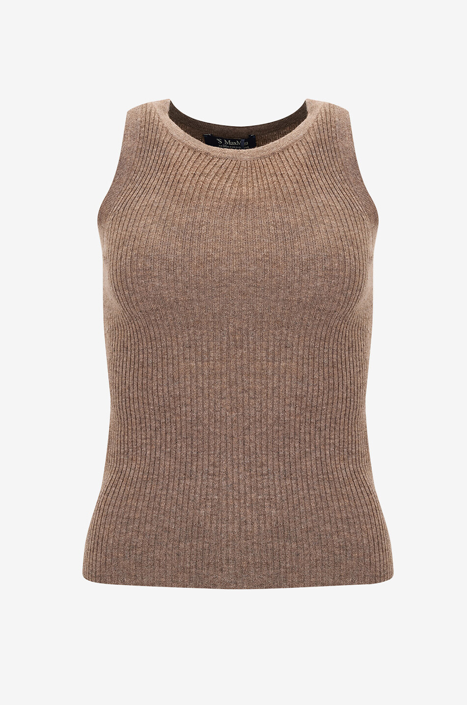 'S MAX MARA Top en maille Cipro Femme MARRON MOYEN 1