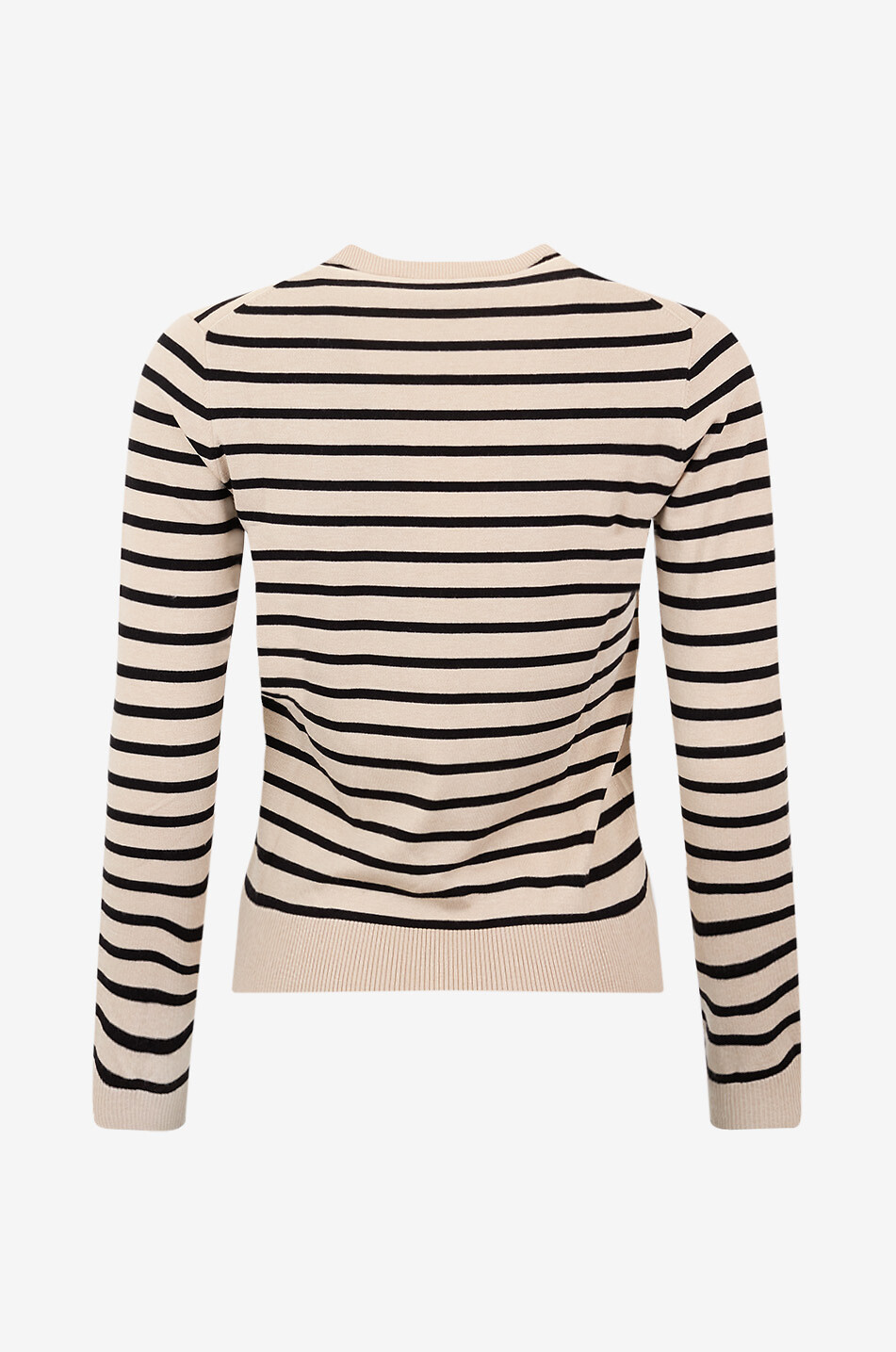 WEEKEND MAX MARA Sicilia striped jersey pullover Women BEIGE 2