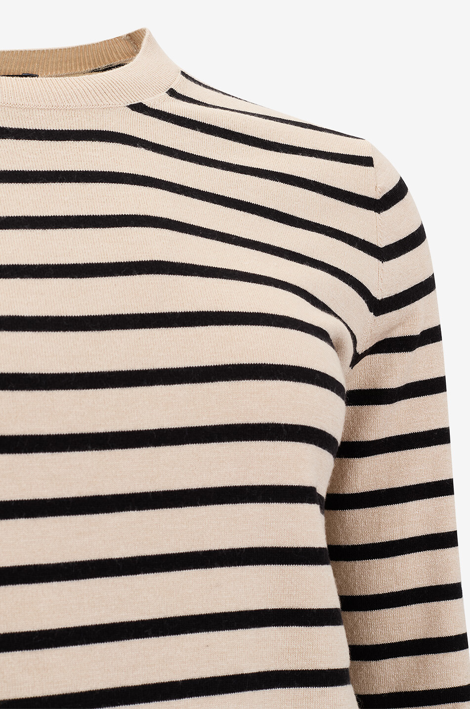 WEEKEND MAX MARA Sicilia striped jersey pullover Women BEIGE 3