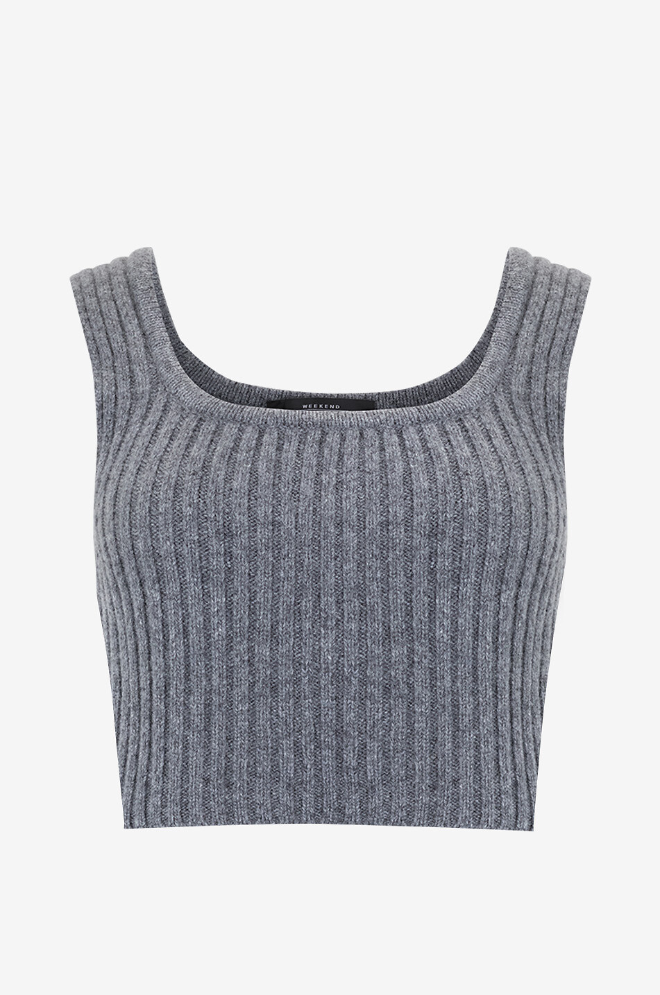 WEEKEND MAX MARA Top en maille Zurca Femme GRIS FONCÉ 1
