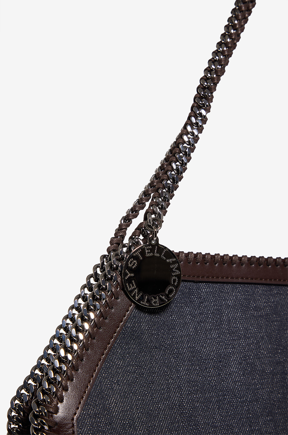 STELLA McCARTNEY Baby Bella Large denim shoulder bag Women BLUE 5