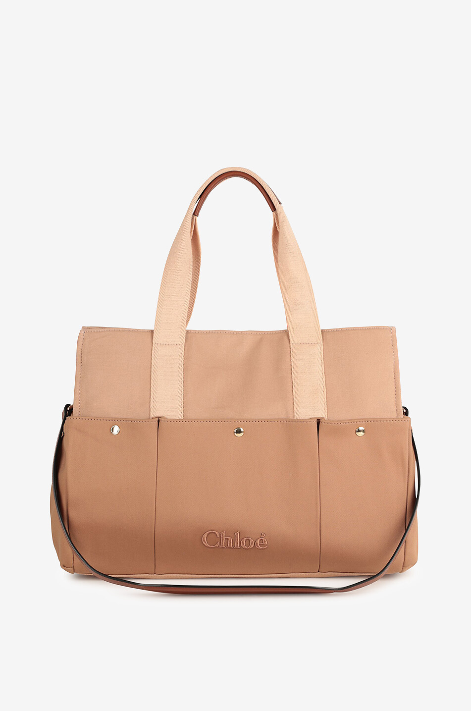CHLOE Wickeltasche aus Baumwollcanvas Chloé Baby BEIGE 2
