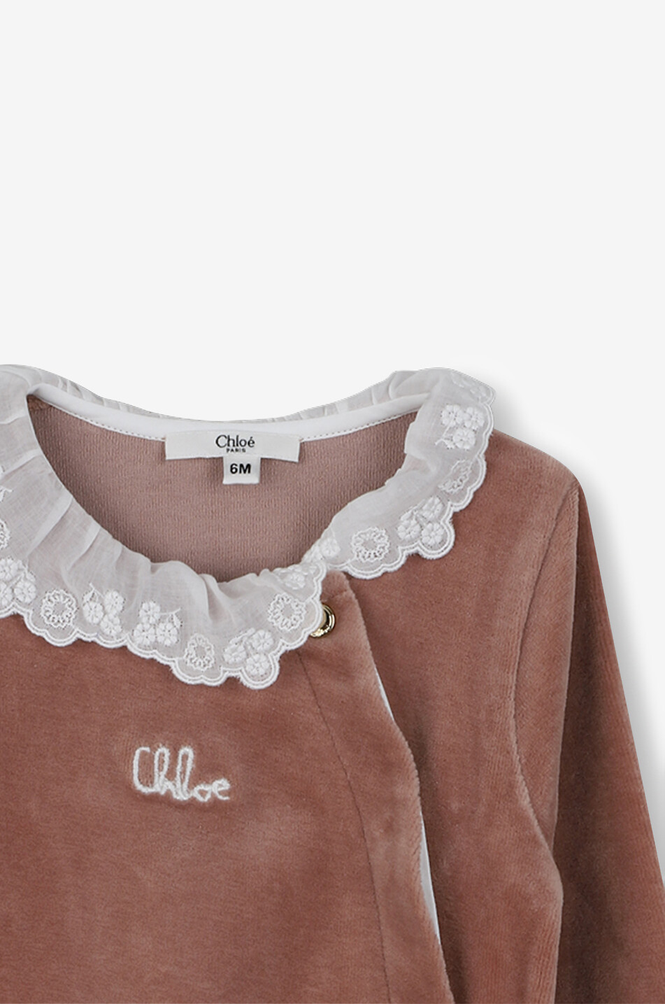 CHLOE Coffret de naissance pyjamas en velours et jersey côtelé Chloé Signature Bébé MULTICOLORE 6