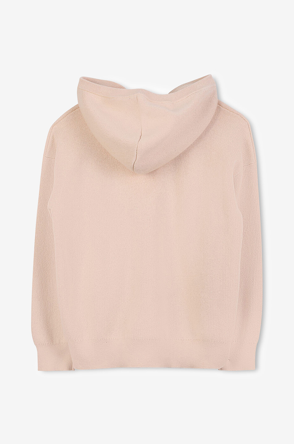 CHLOE Cardigan zippé à capuche en maille jacquard fille Chloé Signature Fille BEIGE 2