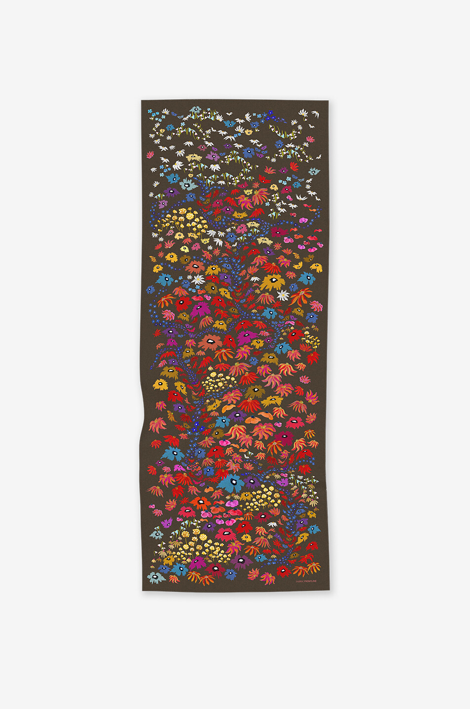 FABRIC FRONTLINE Love Prairie floral wool scarf Women MULTI COLOURED 1