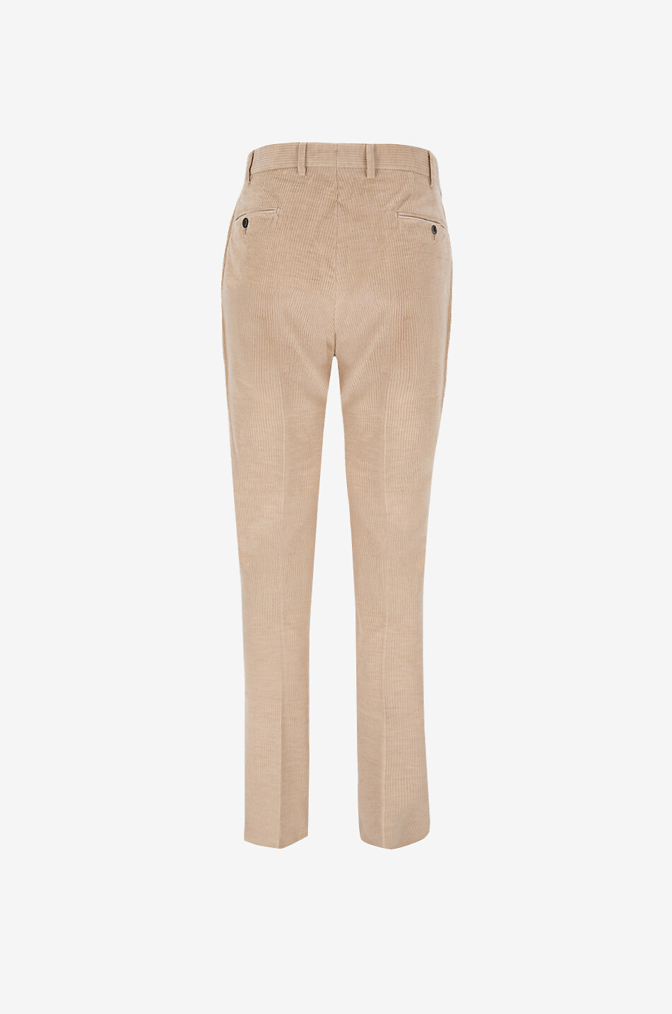 BONGENIE Corduroy slim-fit trousers Men Light beige 2