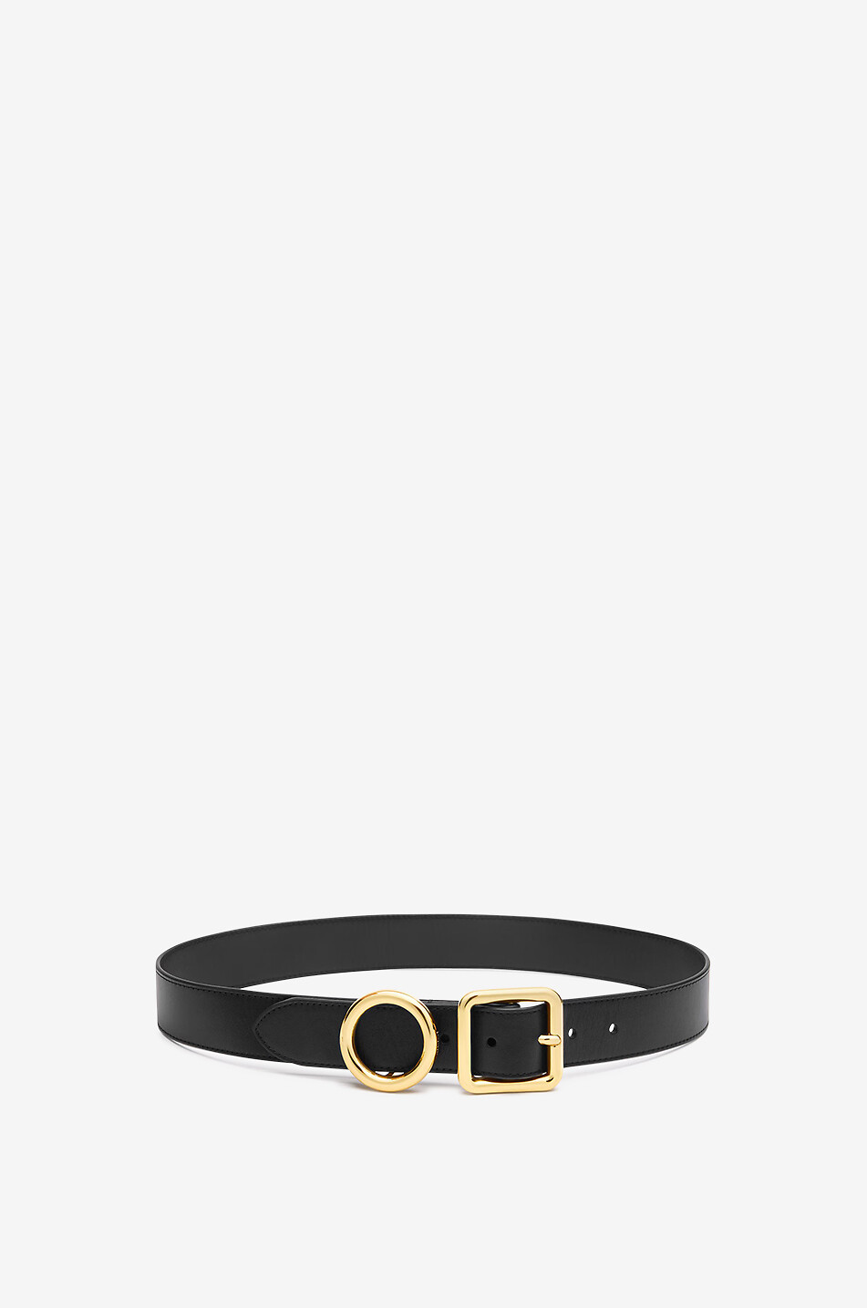 JACQUEMUS La ceinture Regalo smooth leather belt - 33 mm Women BLACK 1