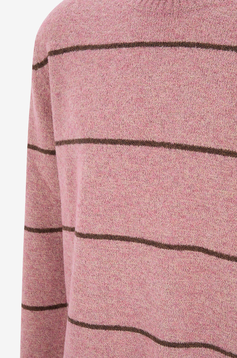 ZANONE Flauschiger Strickpullover mit Rundhalsausschnitt Giro Herren MITTELROSA 3