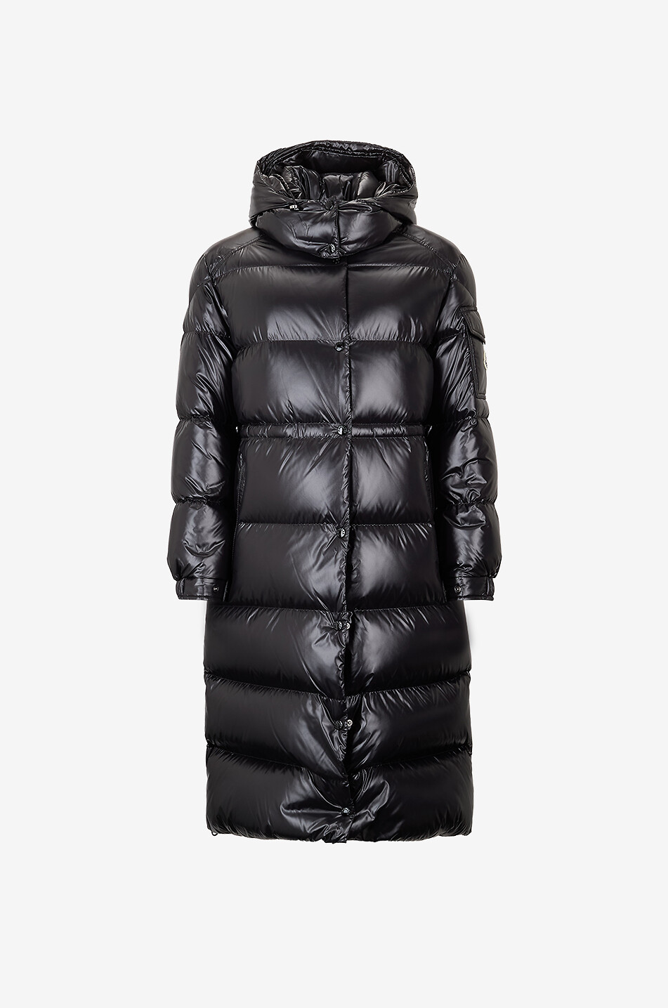 MONCLER Manteau en duvet à capuche amovible Cavettaz Femme NOIR 1