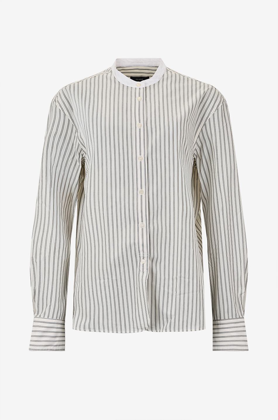 Langarm-Hemd aus gestreifter Popeline Bermudes