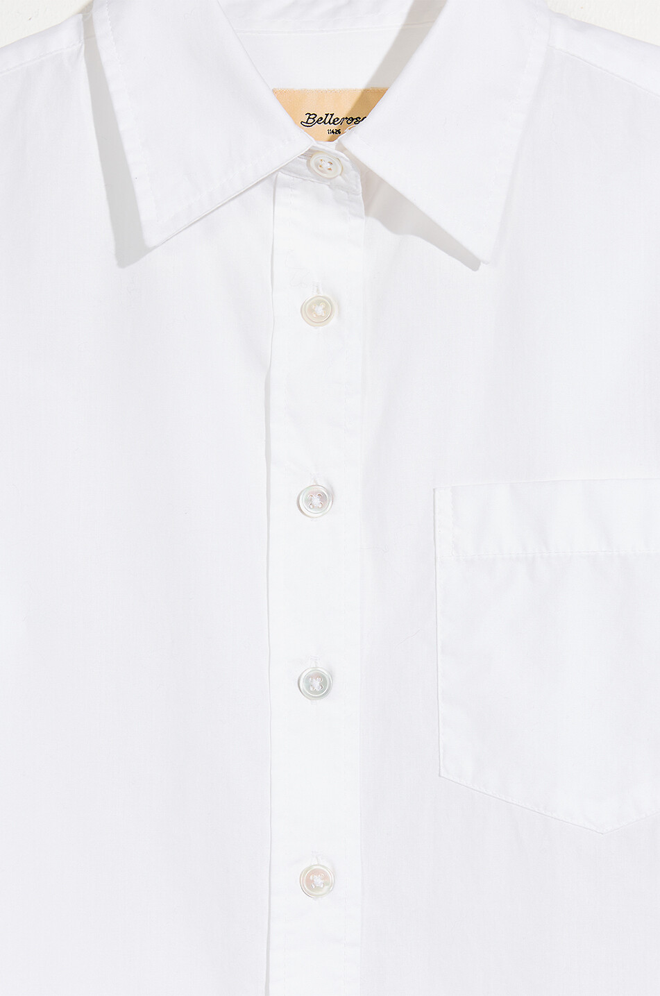 BELLEROSE Chemise oversize en gaze de coton fille Ironie Fille BLANC 3