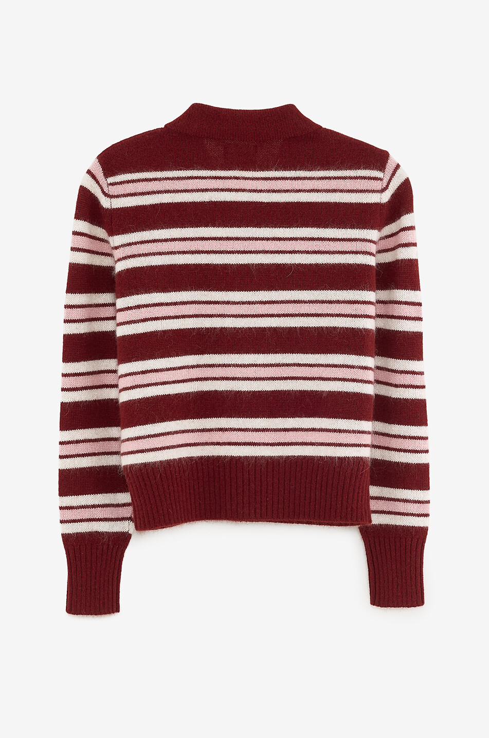 BELLEROSE Pull polo rayé fille Gimol Fille ROUGE FONCÉ 2