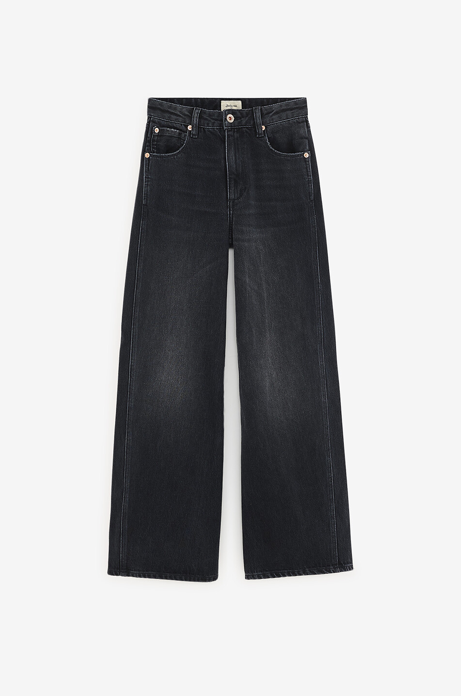 Jean évasé taille haute Wanda Used Black