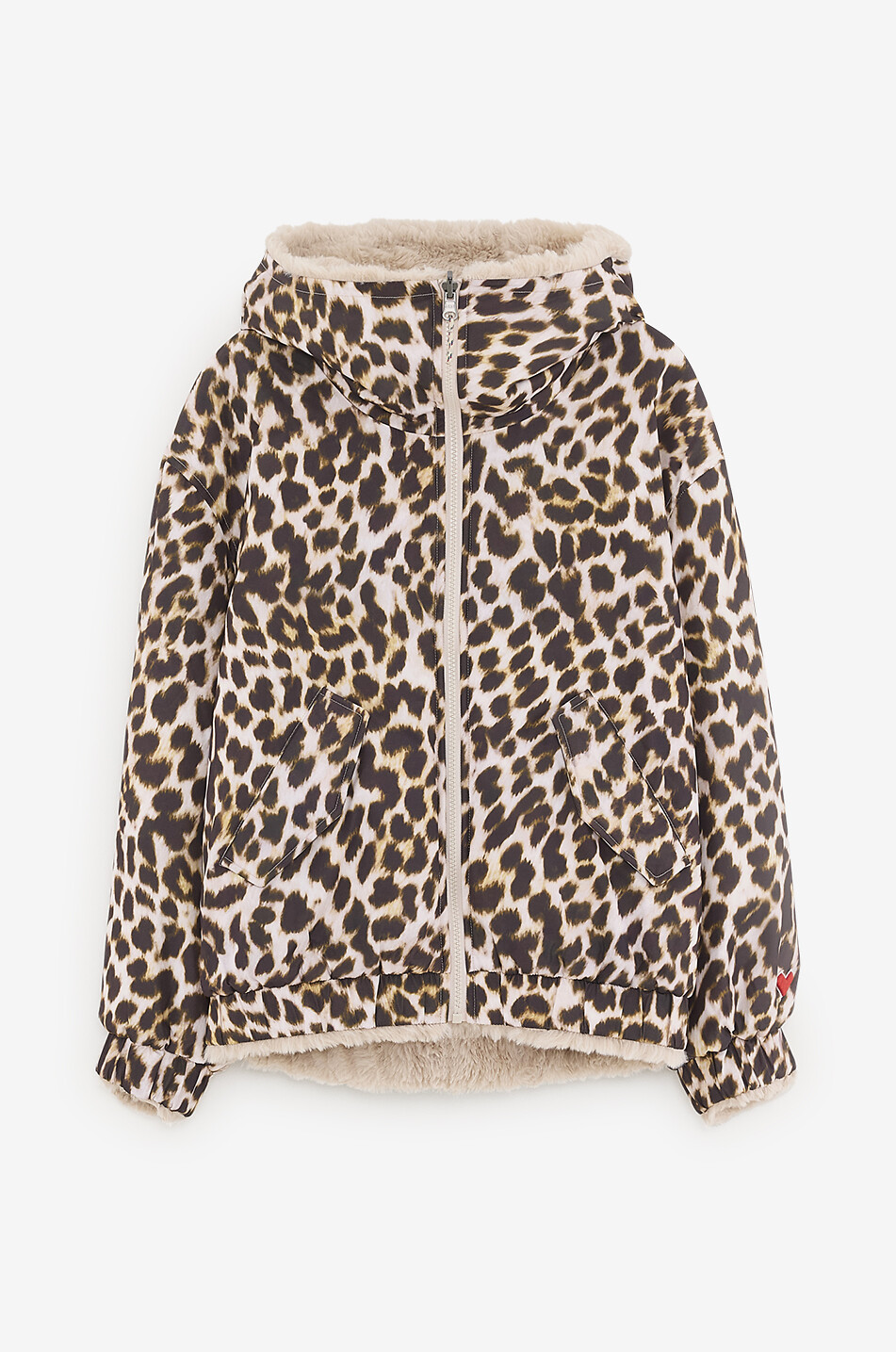 BELLEROSE Wendbare Mädchen-Kapuzenjacke Habits Mädchen Braun 1