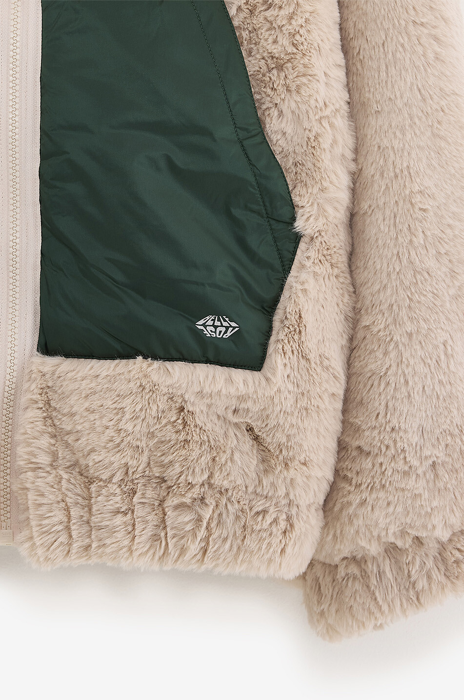 BELLEROSE Wendbare Mädchen-Kapuzenjacke Habits Mädchen Braun 8