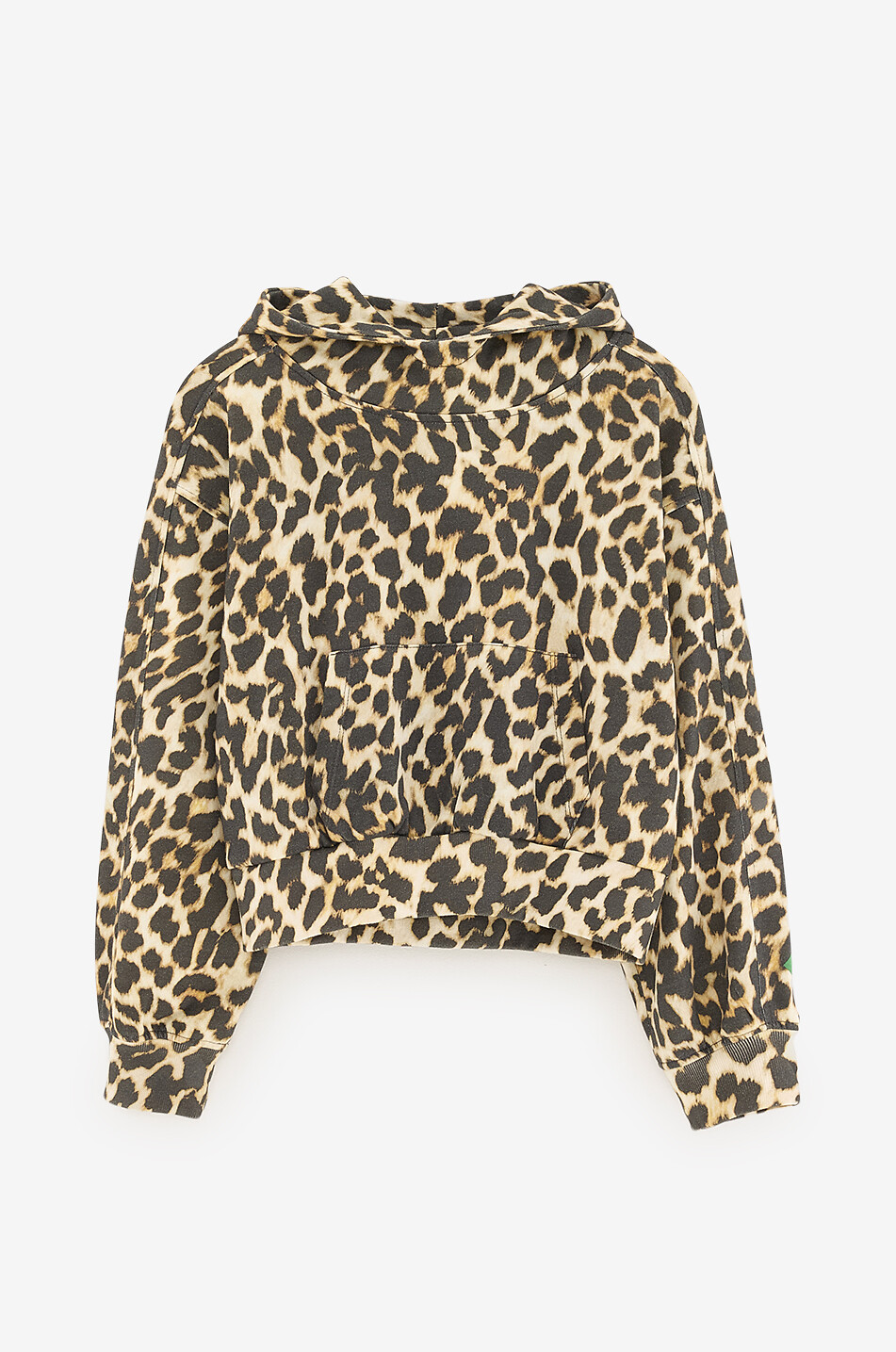 Filla girls' leopard print hooded sweatshirt