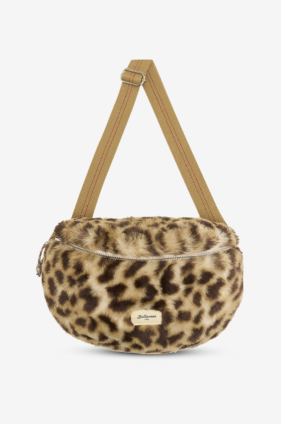BELLEROSE Sac à bandoulière en peluche léopard fille Heccy Combo Fille Marron 1