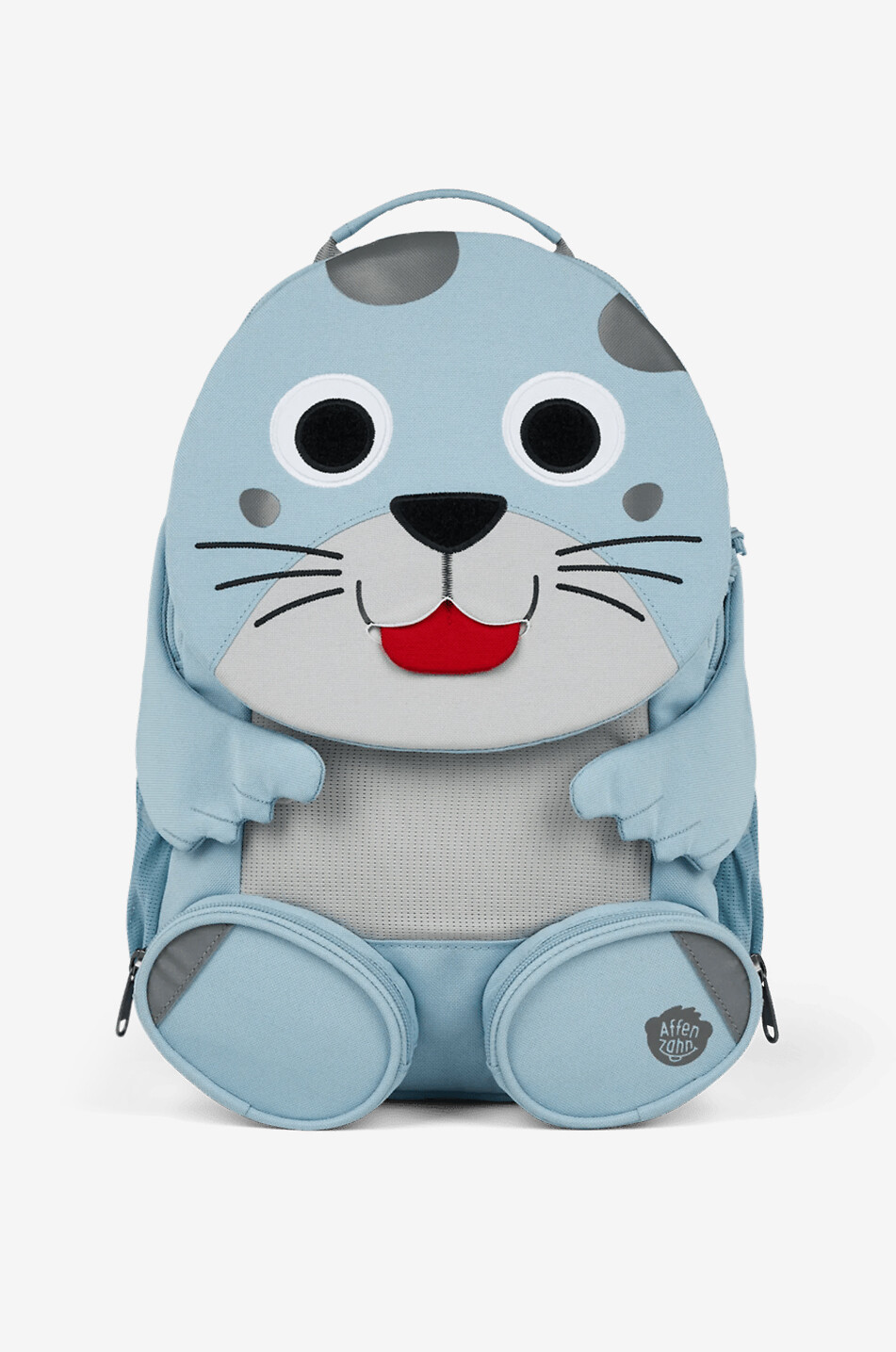 AFFENZAHN Kinder-Rucksack mit Robbenmotiv 8L Unisex HELLBLAU 1
