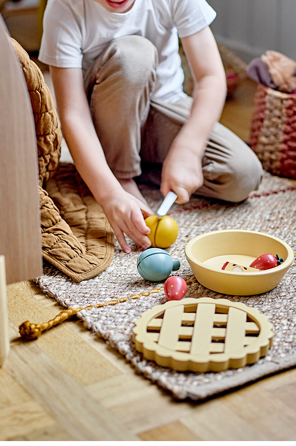 BLOOMINGVILLE Gabie Play Set wooden pie toy set Unisex MULTI COLOURED 3