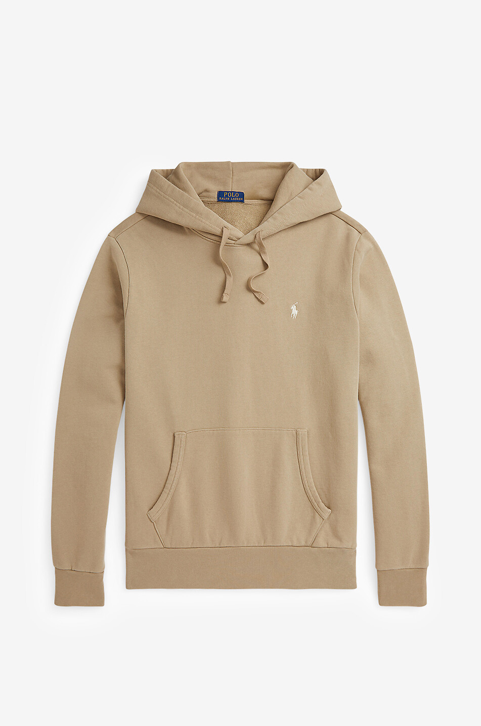POLO RALPH LAUREN Pony embroidered hooded sweatshirt Men KHAKI 1