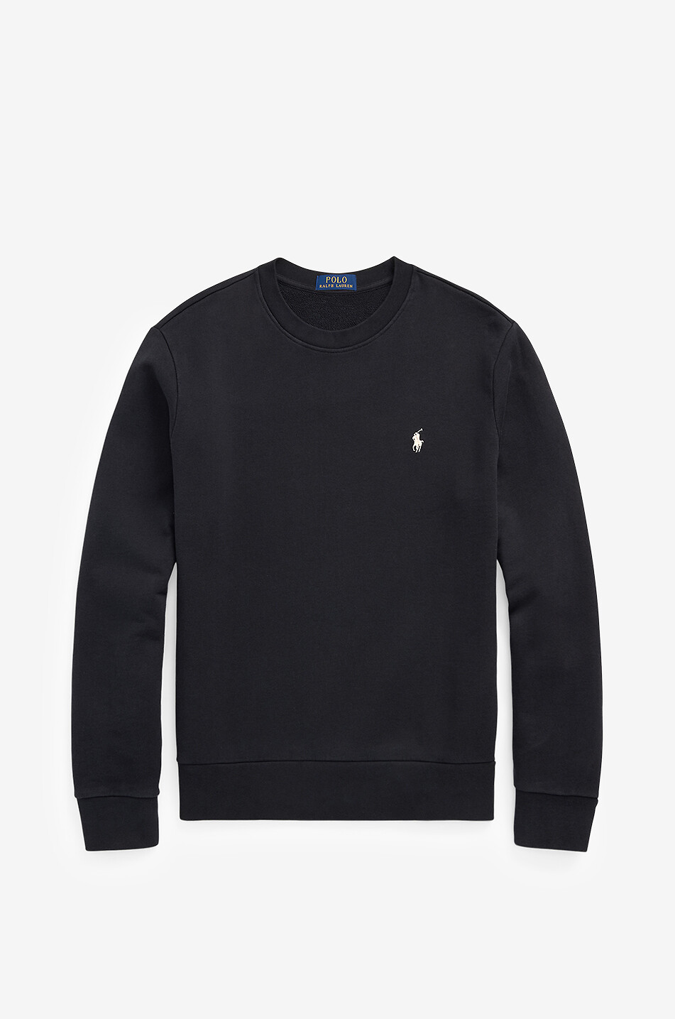 POLO RALPH LAUREN Pony lightweight crewneck sweatshirt Men BLACK 1