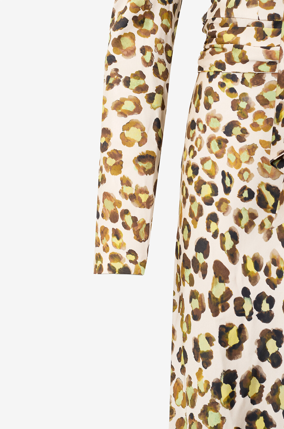 LUISA SPAGNOLI Crêpe-Wickelkleid mit Leopardenmuster Gratitudine Damen BUNT 3