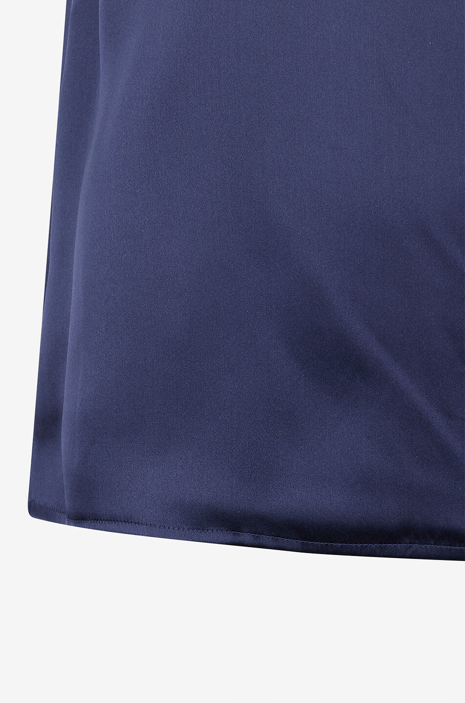 LUISA SPAGNOLI Top sans manches en satin de soie Logge Femme BLEU FONCE 3