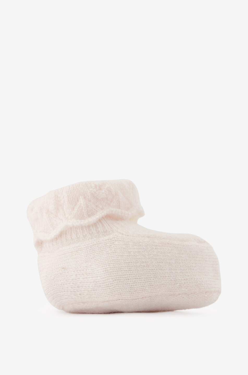 TARTINE ET CHOCOLAT Chaussons bébé en maille de cachemire et laine Bébé ROSE CLAIR 2
