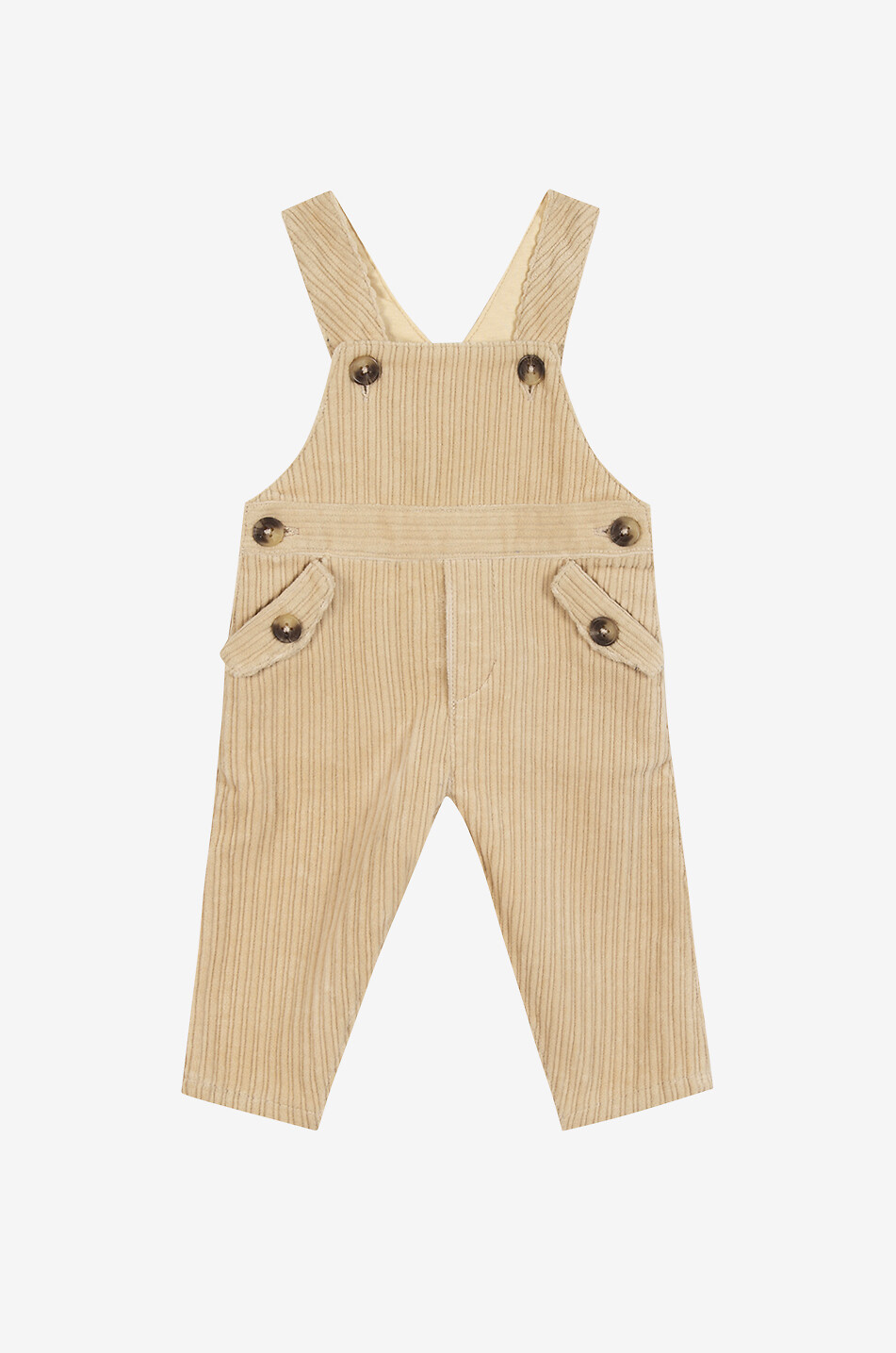 Corduroy baby dungarees
