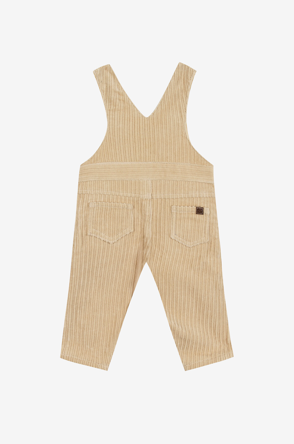 TARTINE ET CHOCOLAT Corduroy baby dungarees Baby BEIGE 2