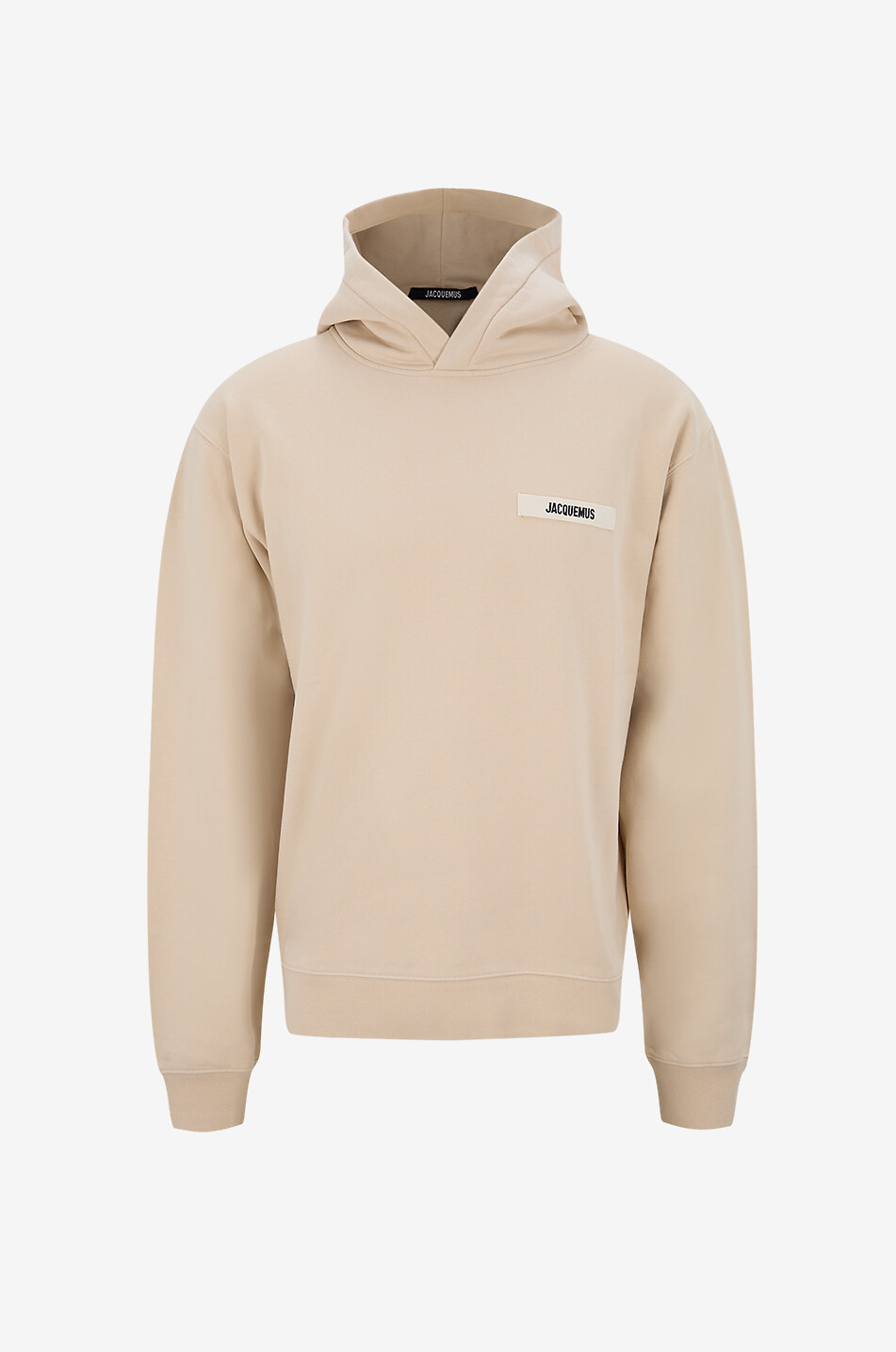 JACQUEMUS Le Hoodie Gros Grain hooded sweatshirt Men BEIGE 1