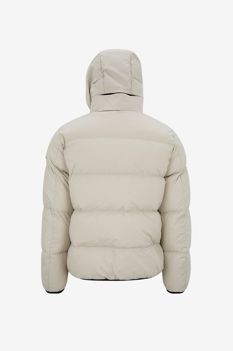 MONCLER Forez short hooded down jacket Men Light beige 2