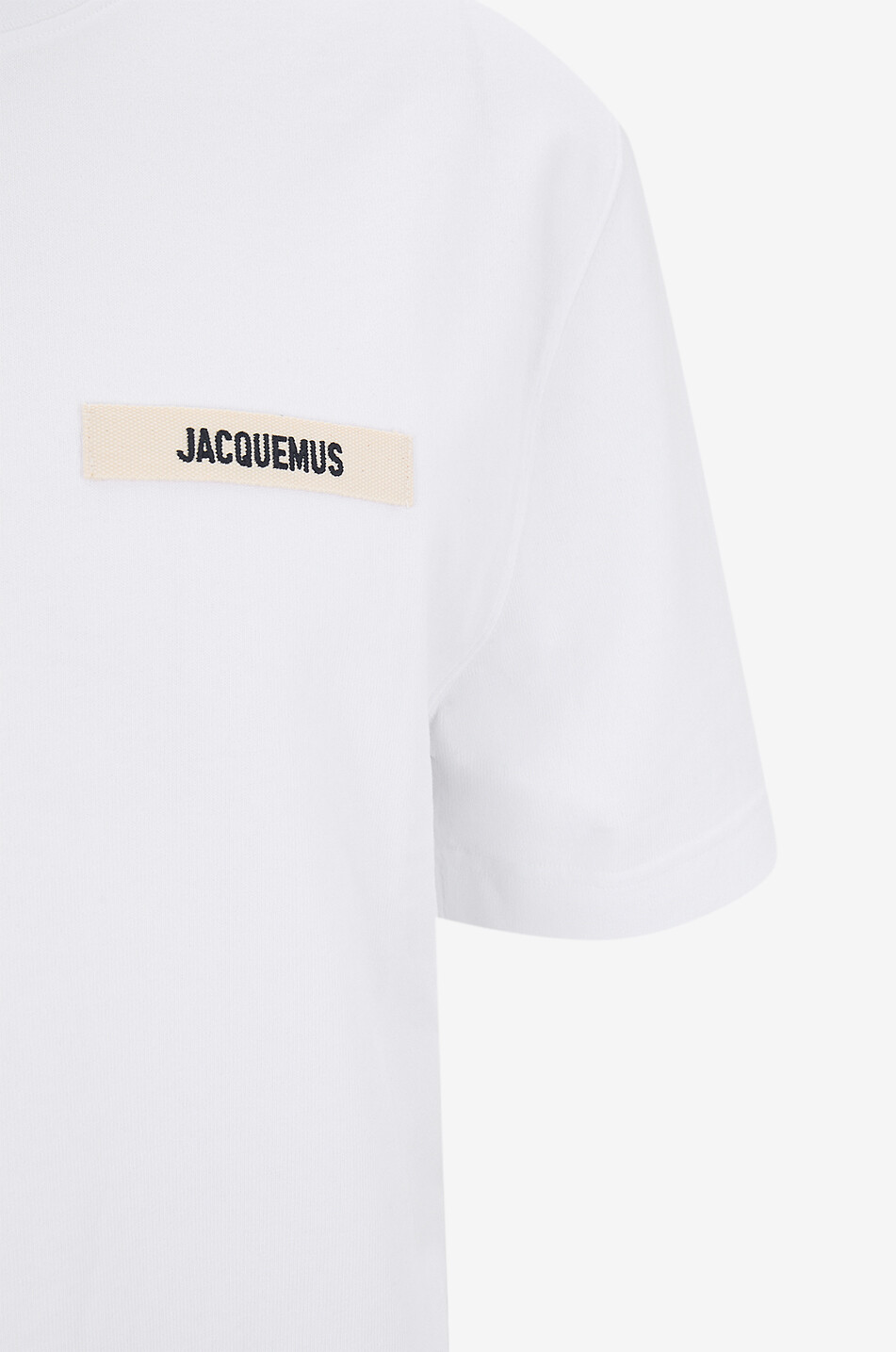 JACQUEMUS T-Shirt aus dickem Jersey Le Tshirt Gros Grain Herren WEISS 3