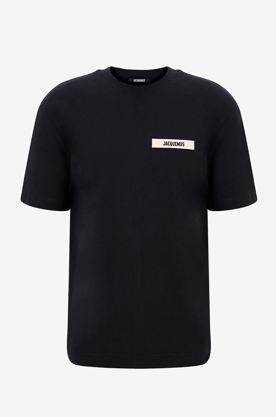 JACQUEMUS T-Shirt aus dickem Jersey Le Tshirt Gros Grain Herren SCHWARZ 1