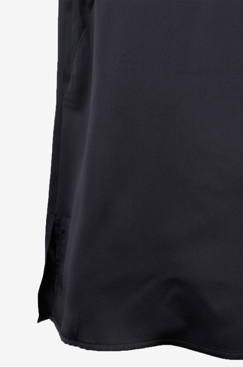 LUISA SPAGNOLI Top sans manches en satin de soie Logge Femme NOIR 3