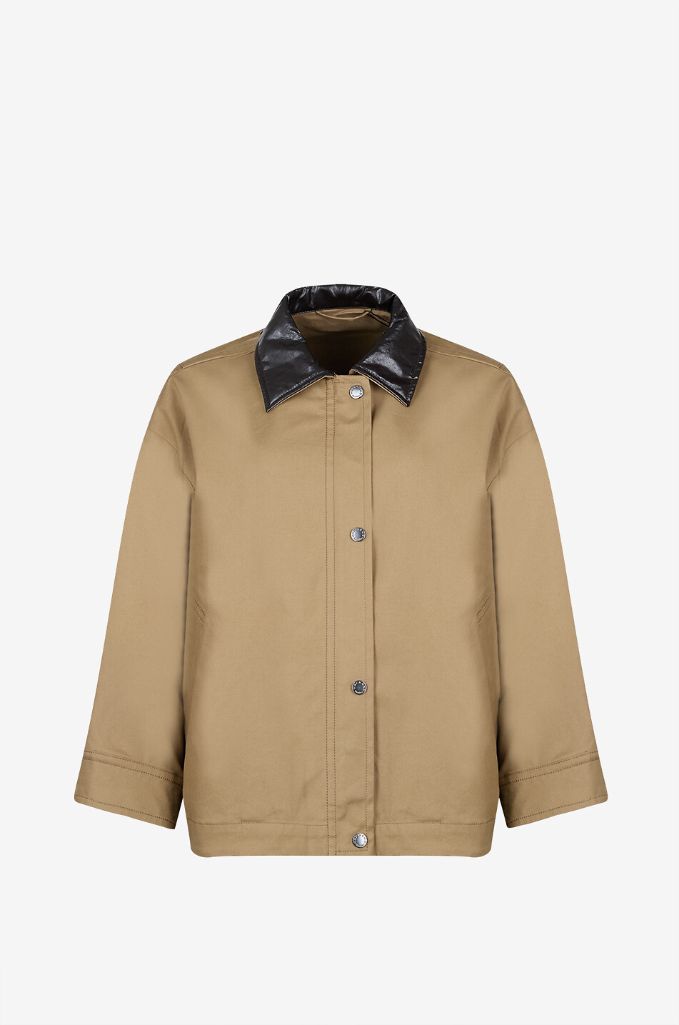 WEEKEND MAX MARA Dorema lightweight canvas short jacket Women Medium beige 1