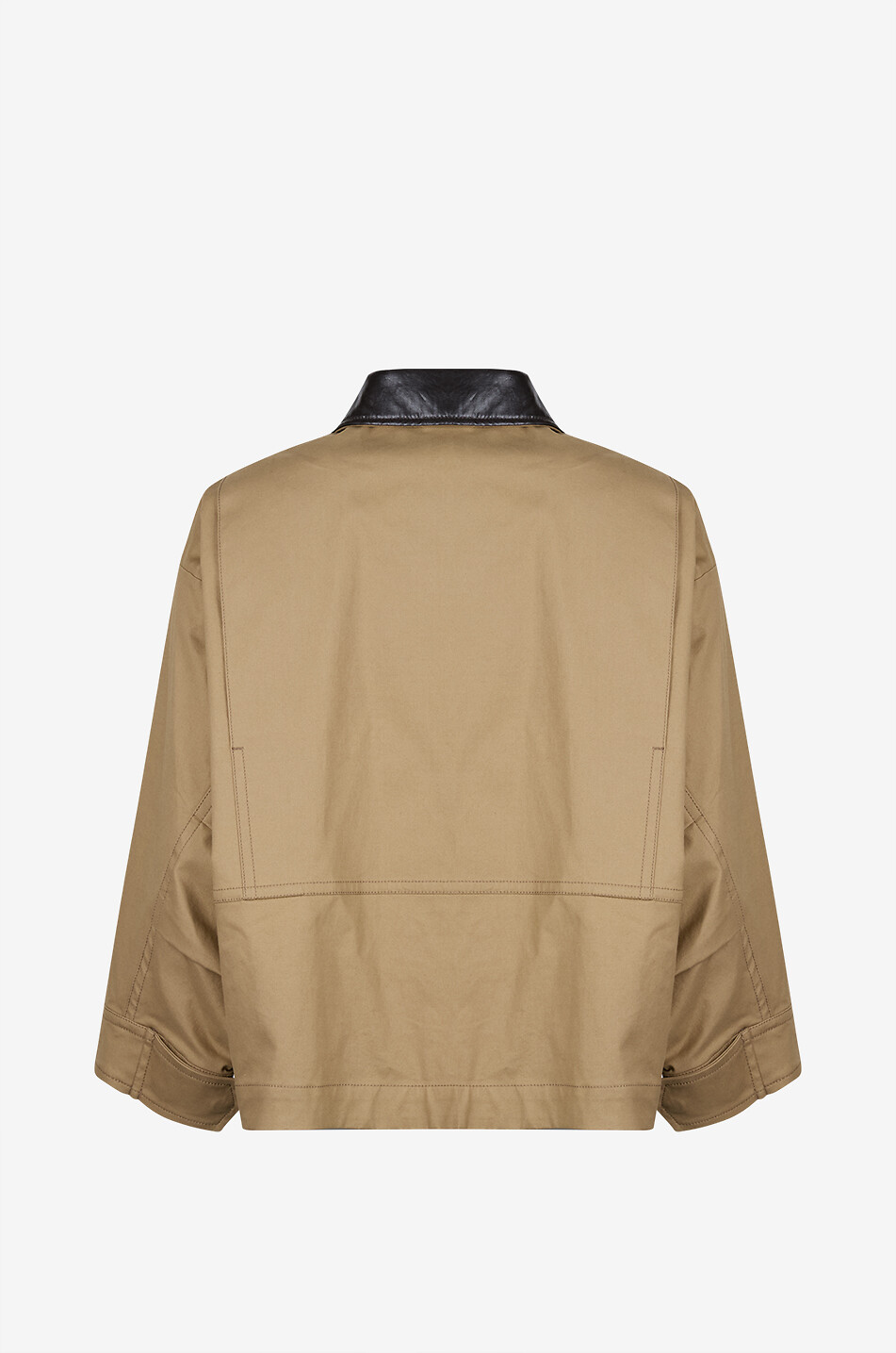 WEEKEND MAX MARA Dorema lightweight canvas short jacket Women Medium beige 2