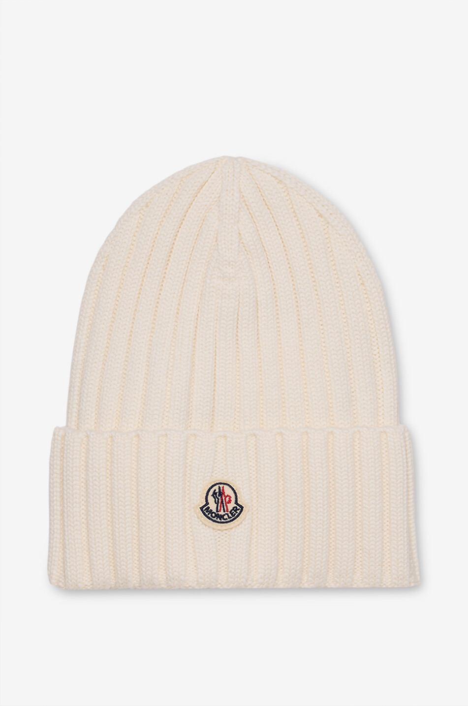 Après-Ski chunky wool beanie - MONCLER GRENOBLE - WHITE - Bongénie