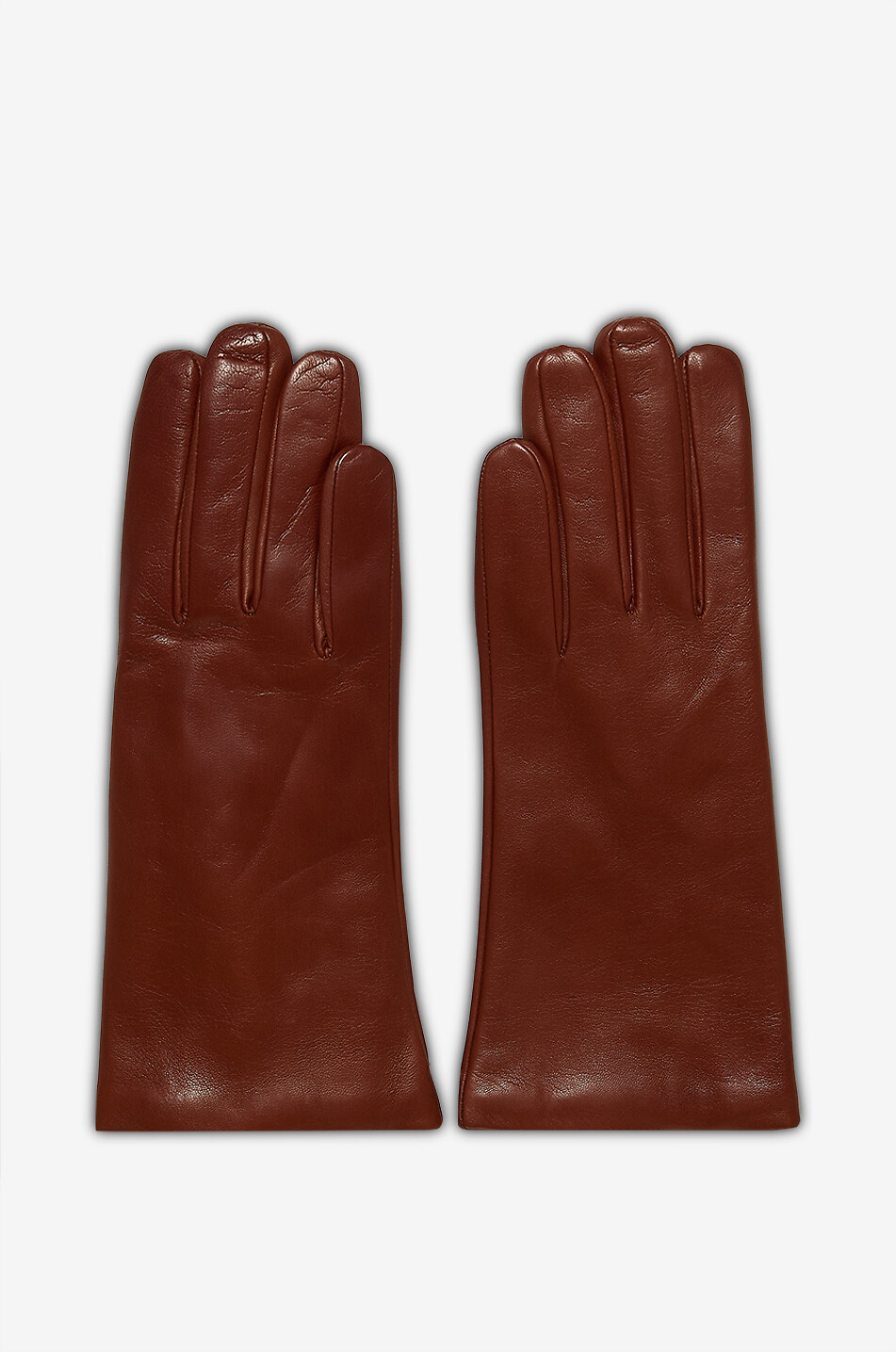 SERMONETA GLOVES Handschuhe aus Nappaleder mit Kaschmirfutter Damen BRAUN 1