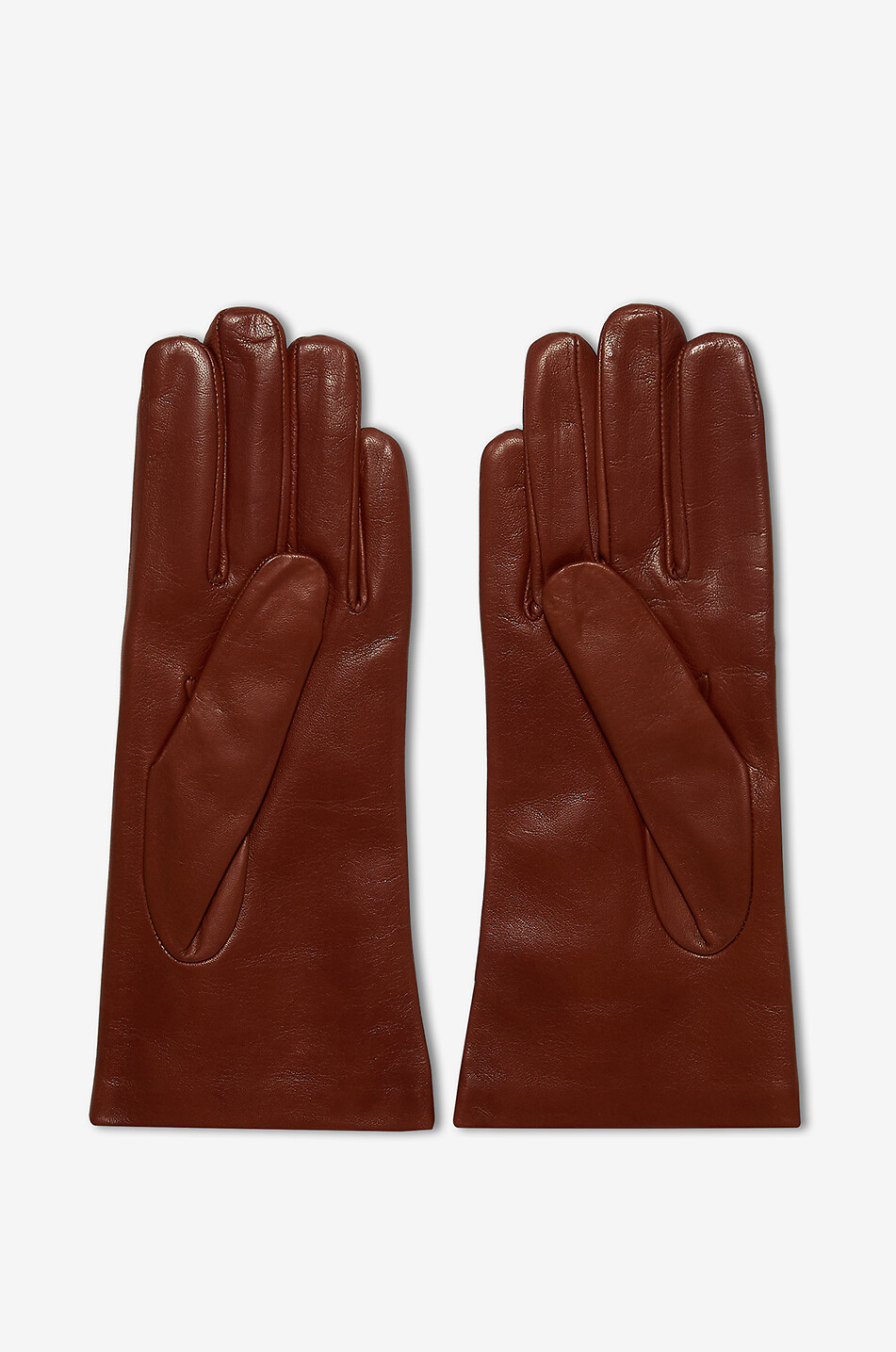 SERMONETA GLOVES Handschuhe aus Nappaleder mit Kaschmirfutter Damen BRAUN 2
