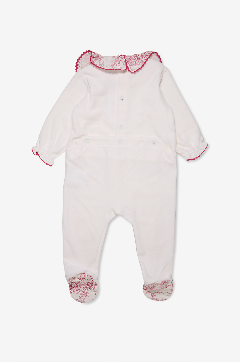 LES SONGES DE CELESTE Terry cotton baby one-in-all Baby WHITE 2