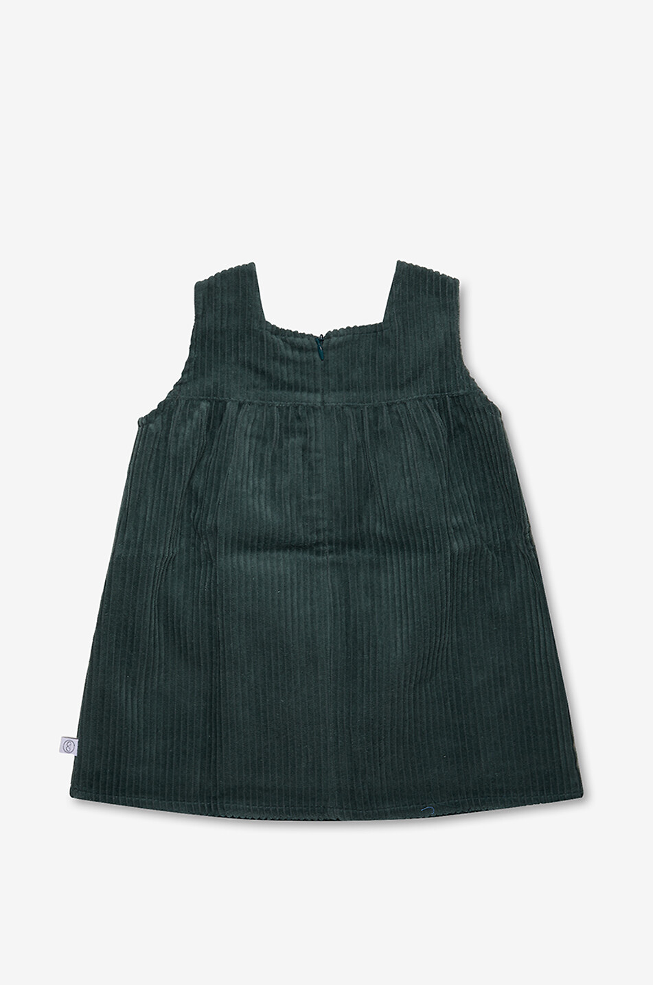 LES SONGES DE CELESTE Robe chasuble bébé en velours côtelé Celeste Bébé VERT 2
