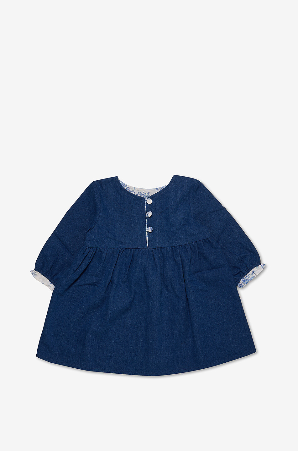 LES SONGES DE CELESTE Robe bébé en jean Celeste Bébé BLEU FONCE 1