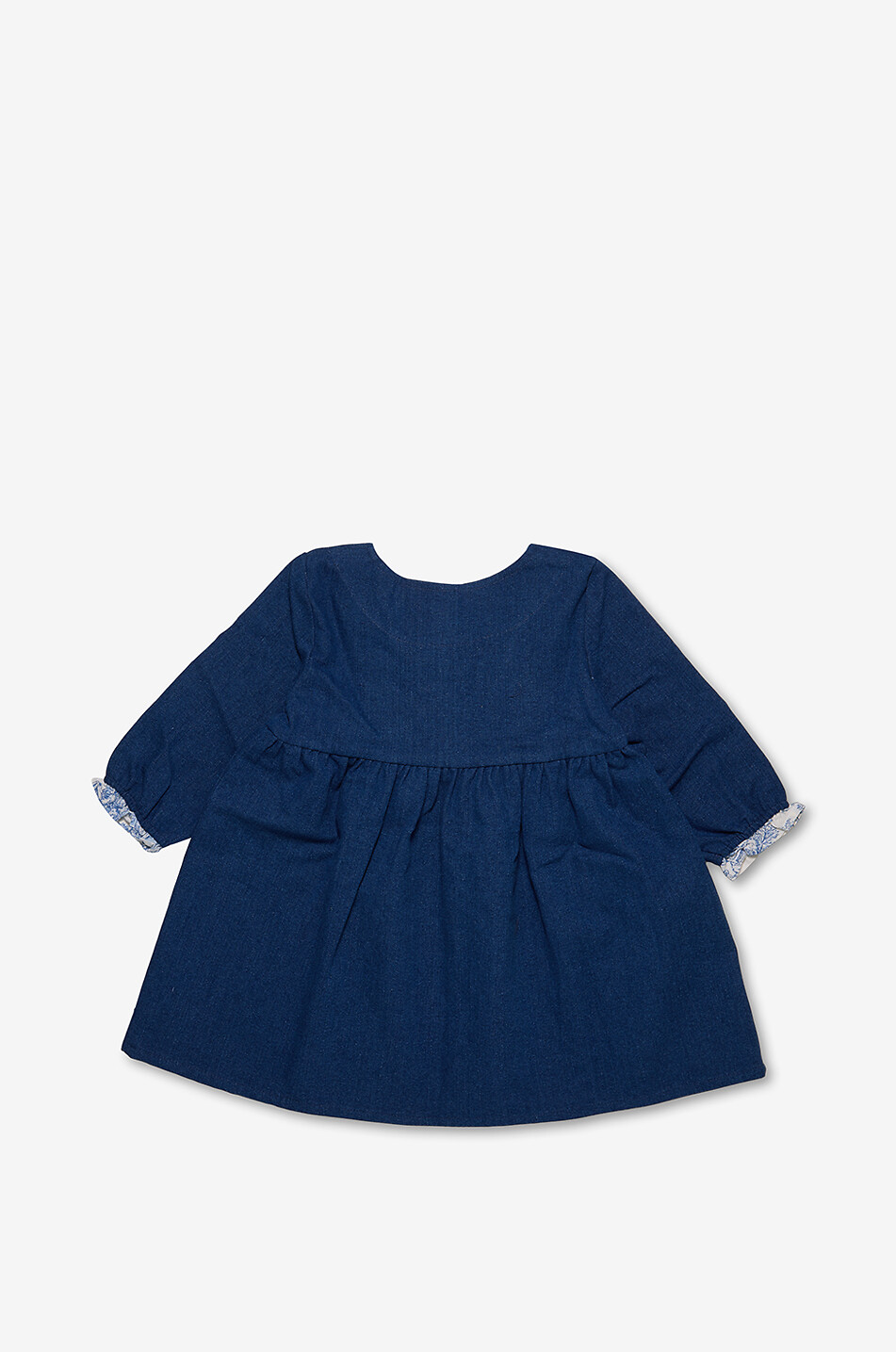 LES SONGES DE CELESTE Robe bébé en jean Celeste Bébé BLEU FONCE 2