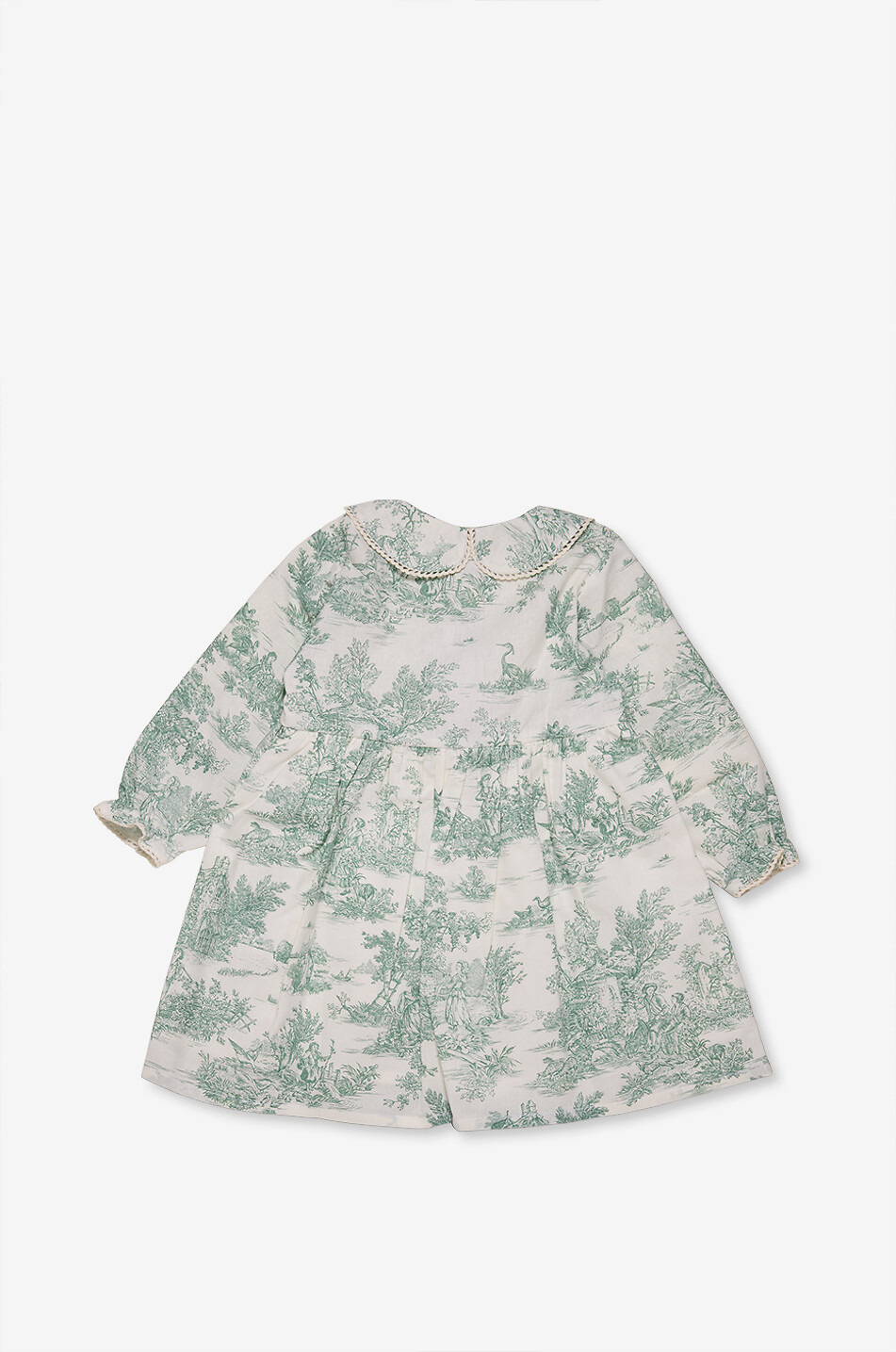 LES SONGES DE CELESTE Celeste baby toile de jouy dress Baby GREEN 2